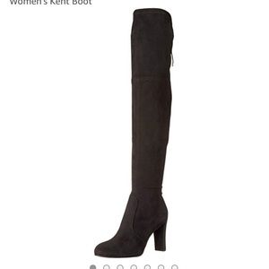 Sam Edelman Kent over the knee black suede boots